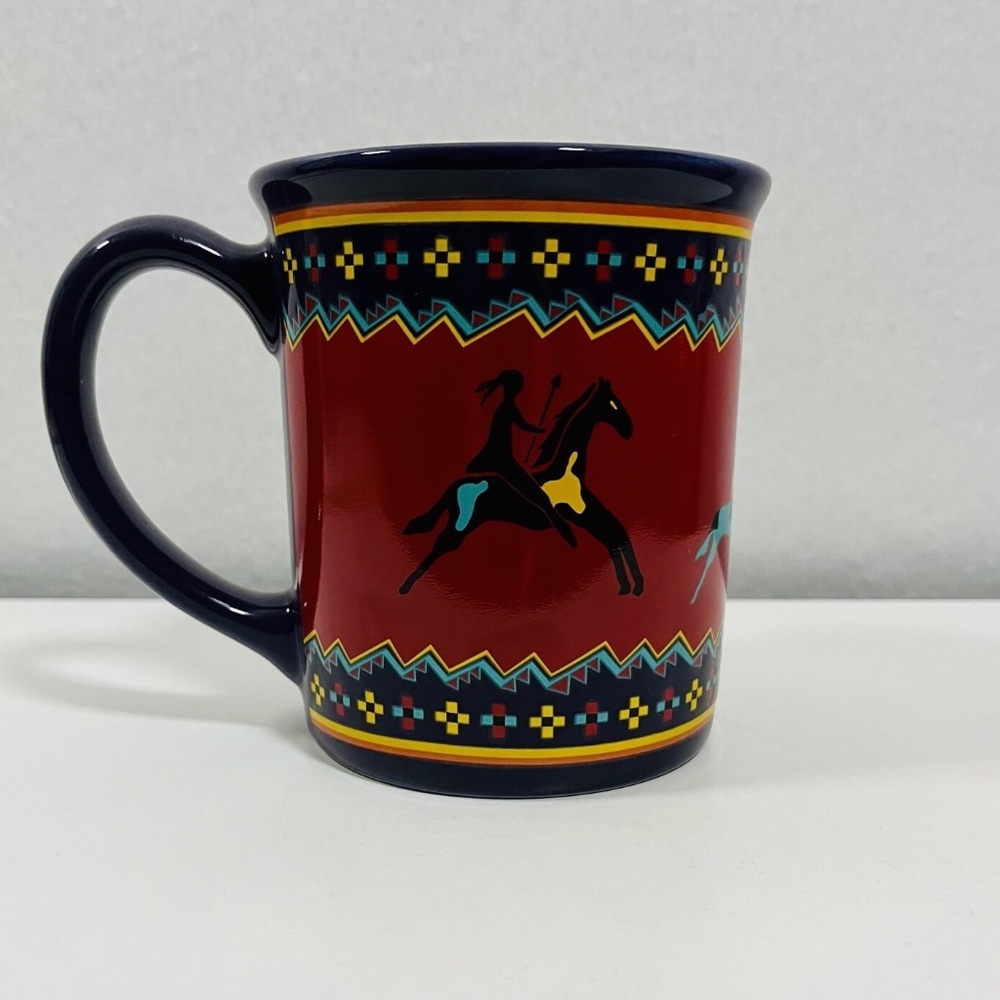 Pendleton 18oz Native Horse Design Coffee Mug “Celebrate The Horse Pattern”